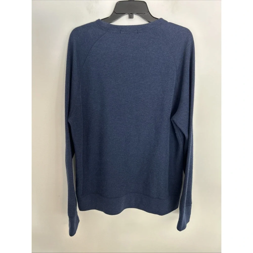 Banana Republic Long Sleeve Pull Over Knit Sweater Men's Size‎ Large Blue Soft